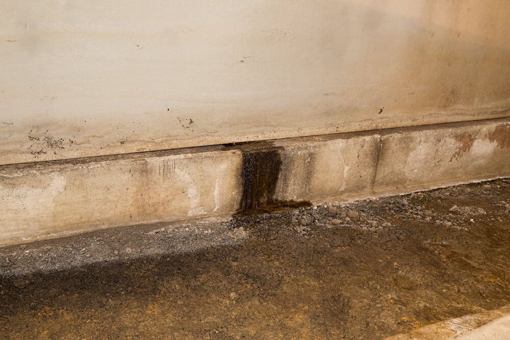 water coming into a crawlspace