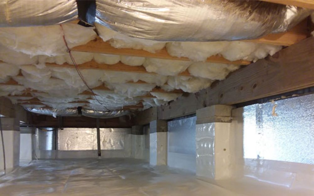 Crawl Space Insulation in Encapsulation