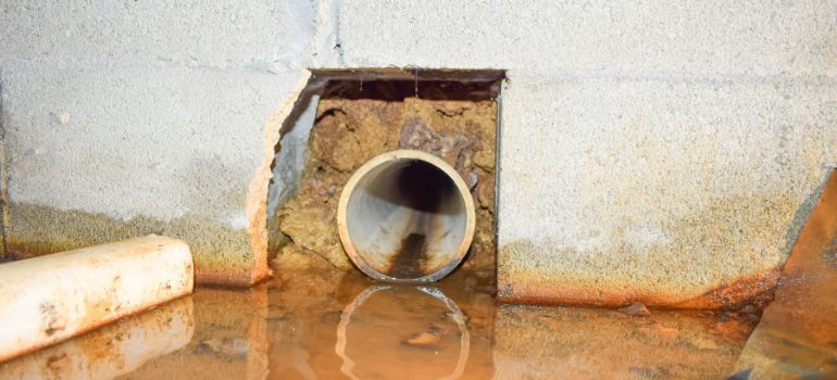 water in crawl space