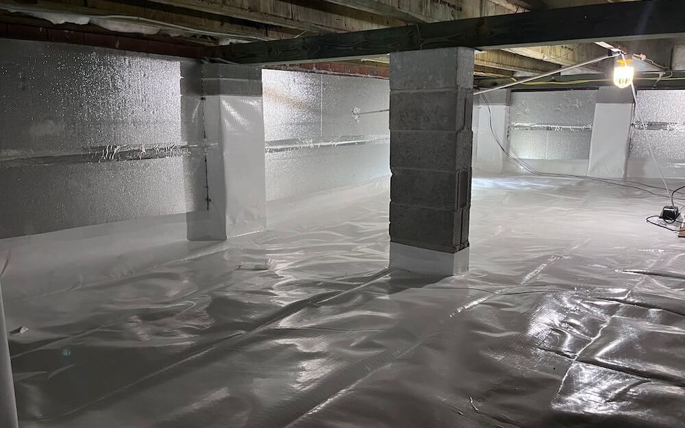 Crawl Space Encapsulation finished
